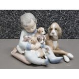 A Lladro group "New Playmates" no 5456