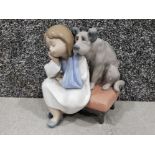 Lladro figure 5706 we cant play, with original box