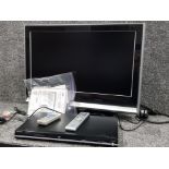 JVC HD ready 26" digital TV with Toshiba DVD player also includes 2 remotes, leads & instructions