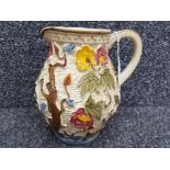 A handpainted Indian Tree patterned jug by H J Wood