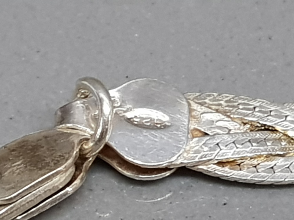 Woven silver collarette 18.5g - Image 3 of 3