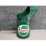 Metal Castrol pouring jug