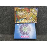 Two games Harry Potter Diagon Alley and Who Wants to be a Millionaire Junior