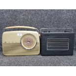 Two vintage radios by Bush and Hacker