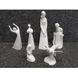 Royal Doulton figures to include Amen, Awakening and Peace