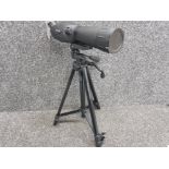 Vanguard spotting scope on tripod base