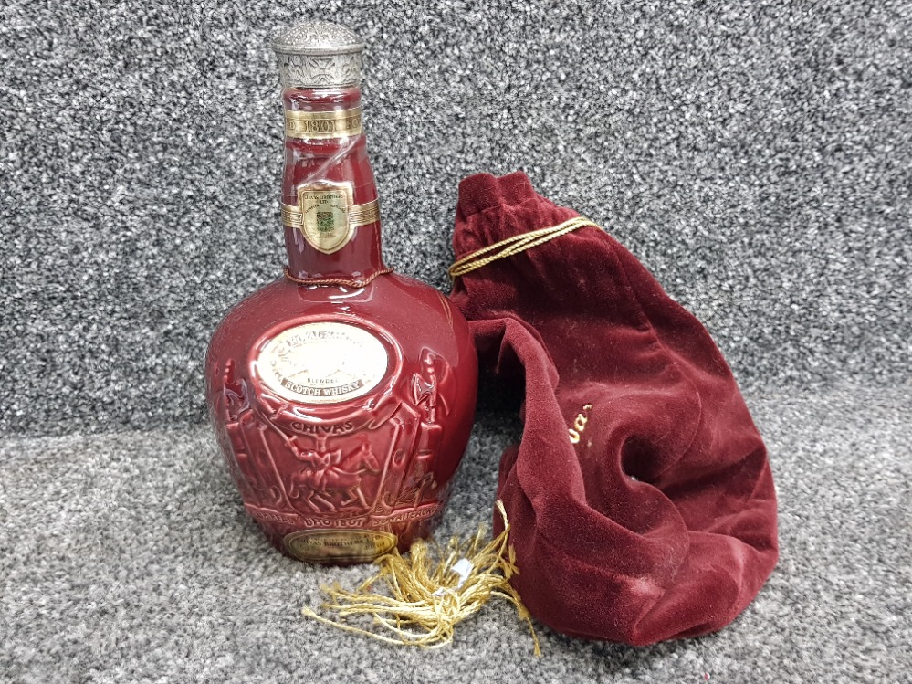 Bottle of Royal Salute 21 year old blended scotch whisky, 75cl, by Wade, still sealed with