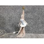 Nao by Lladro table lamp with figured base - female Ballerina