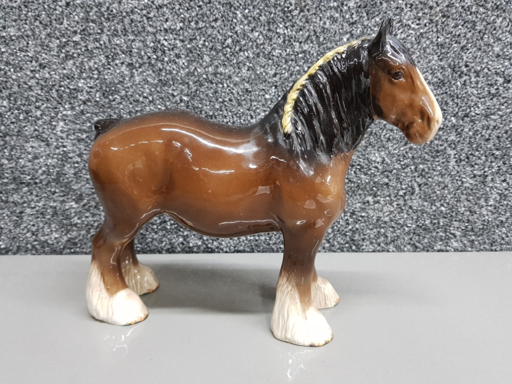 Beswick brown shire horse