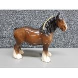 Beswick brown shire horse