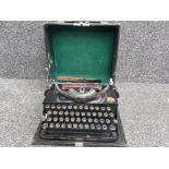 Vintage Imperial typewriter in original carrycase