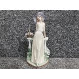 Lladro figure 5378 time for reflection (missing 1 finger) with original box, height 35cm