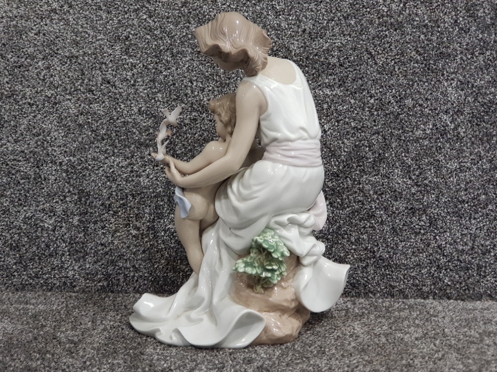Lladro figure 7649 where loves begins, signed on base with original box, height 34cm - Image 2 of 3