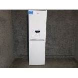 Beko upright fridge freezer with built in water dispenser, excellent condition