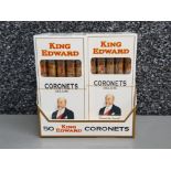 45x King Edward 'Coronets' cigars (in 9 sealed packs of 5)