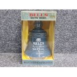 75cl Bells scotch whisky royal reserve 20 year old decanter bottle, still sealed with original box