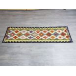 Chobi kilim runner rug 195 x 58