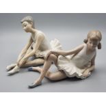 2 Nao by Lladro figures - girl Ballerina's