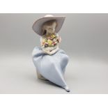 Lladro figure 5862 fragrant bouquet