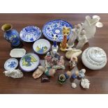 Miscellaneous ceramics to include a wedgwood ginger jar, Darmouth glug jug, Chinese Chinese