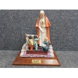 Large limited edition Capodimonte statue - Holy year 1975 Pope Paul VI, number 87 of 200, H49cm x