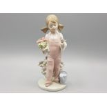 Lladro figure 5217 infantil spring