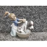 Lladro figurine 5455 bashful bather