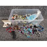 A quantity of costume jewellery to include bracelets