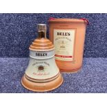 Extra special Bells old scotch whisky porcelain 1 litre decanter by Wade, still sealed & with