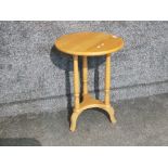 Modern beech occasional table