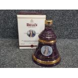 Limited edition Bells scotch whisky Christmas 2002 decanter, 70cl still sealed, celebrating great