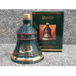 Bottle of bells finest old scotch whisky Christmas decanter 1992, 70cl & still sealed with