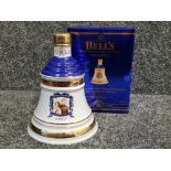 Bells extra special old scotch whisky decanter, to commemorate the 50th golden wedding anniversary