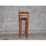 Exotic hardwood plant stand 30cm x 79cm