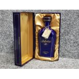 Bottle of Ballantines very old scotch whisky aged 21 years, 70cl still sealed in original box