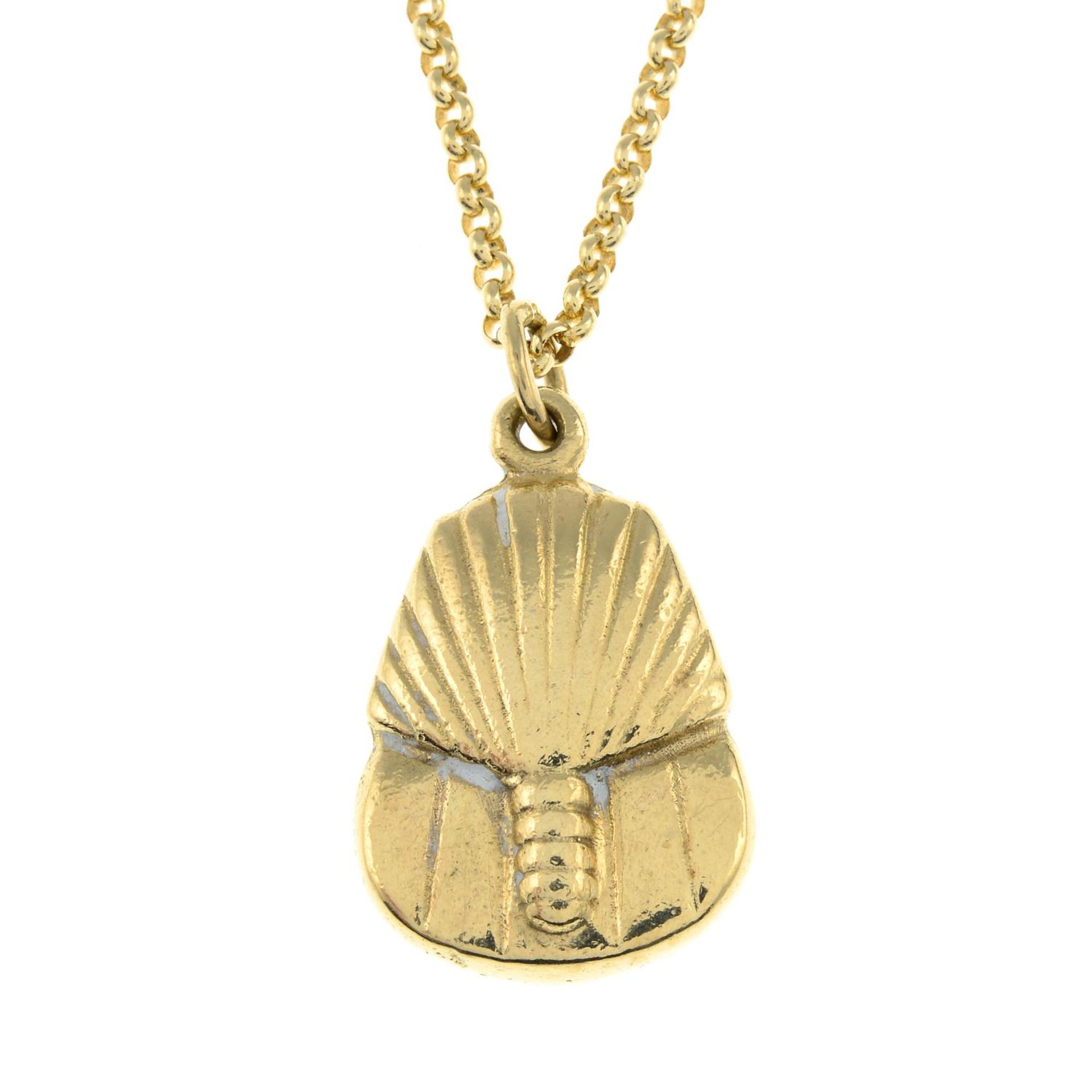 A pendant, designed to depict a Pharaoh's bust, - Image 2 of 2