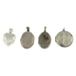 A selection of lockets.