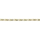 A 9ct gold fancy-link bracelet.Import marks for 9ct gold.