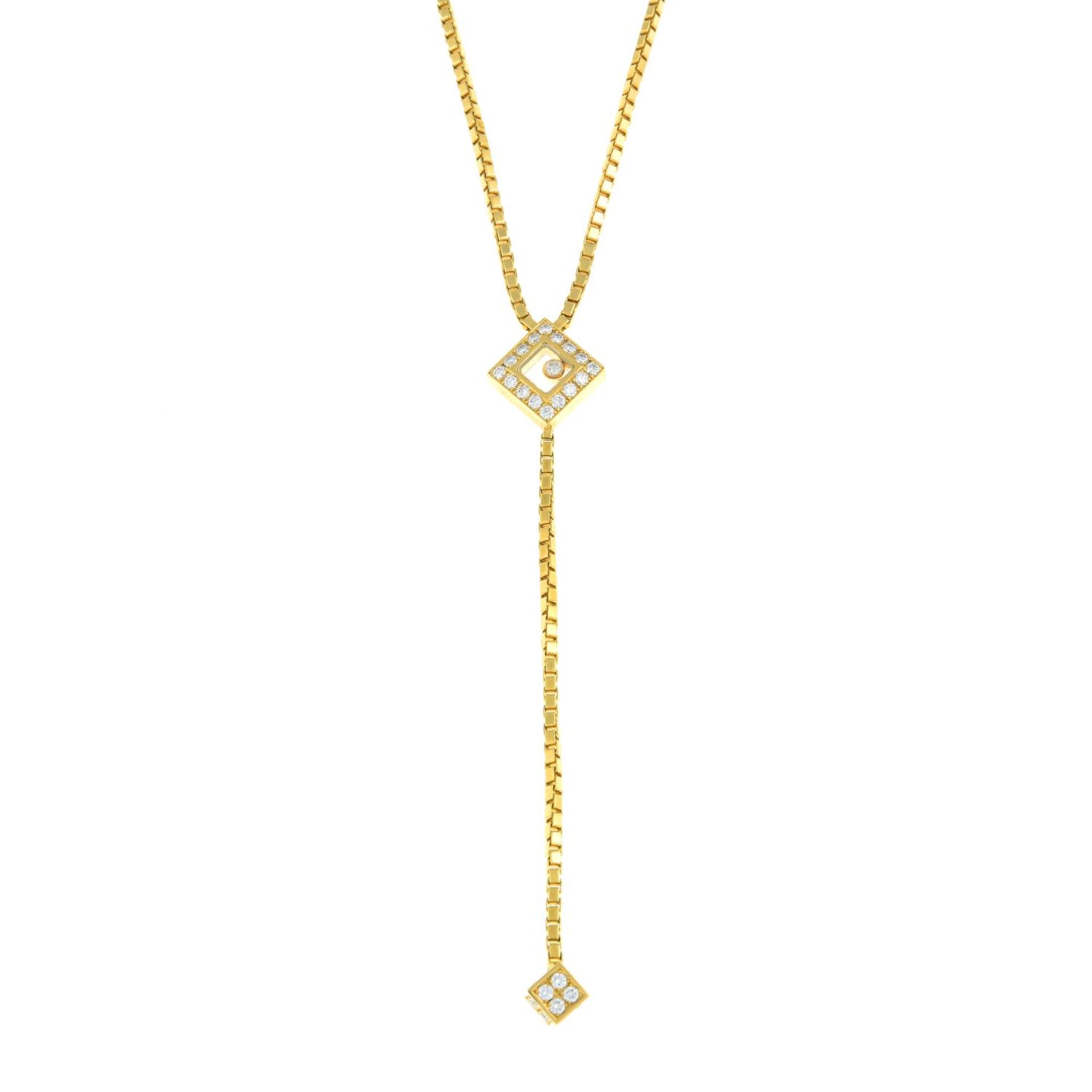A 'Happy Diamonds' necklace, by Chopard. - Image 2 of 8