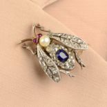 A late Victorian no-heat sapphire,