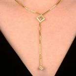 A 'Happy Diamonds' necklace, by Chopard.