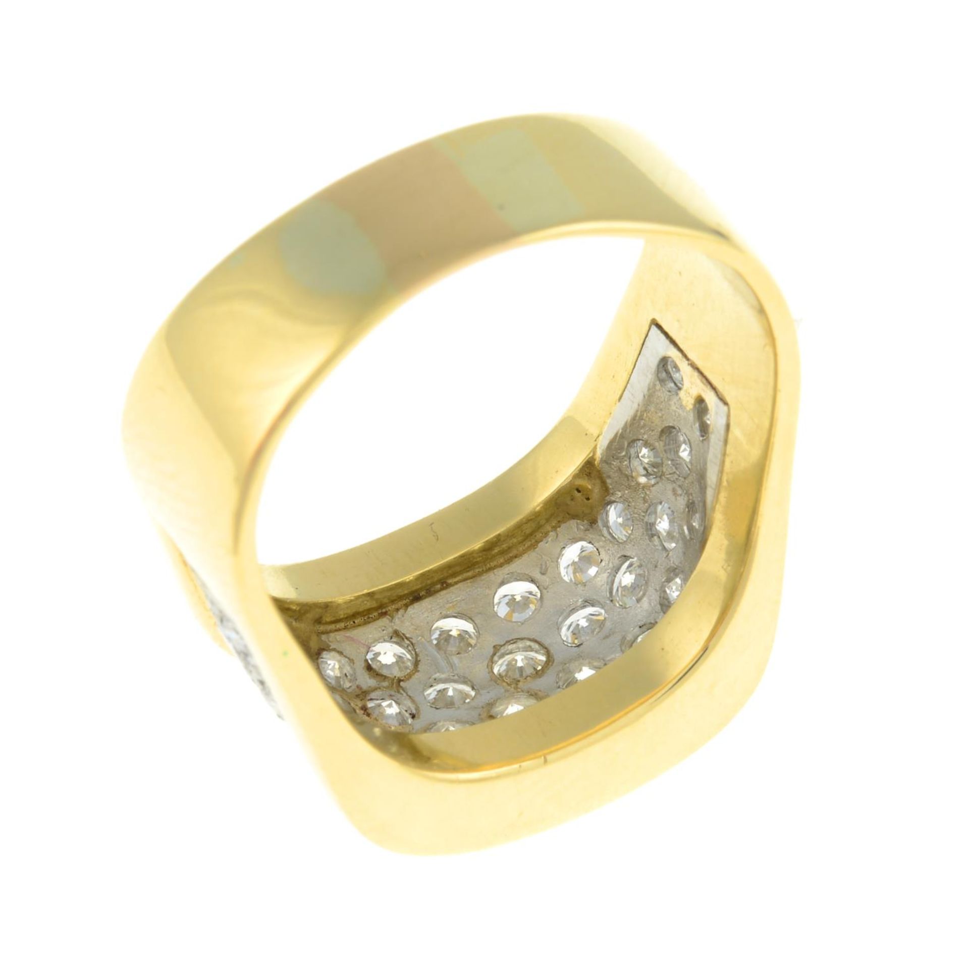 A pavé-set diamond dress ring. - Image 8 of 8