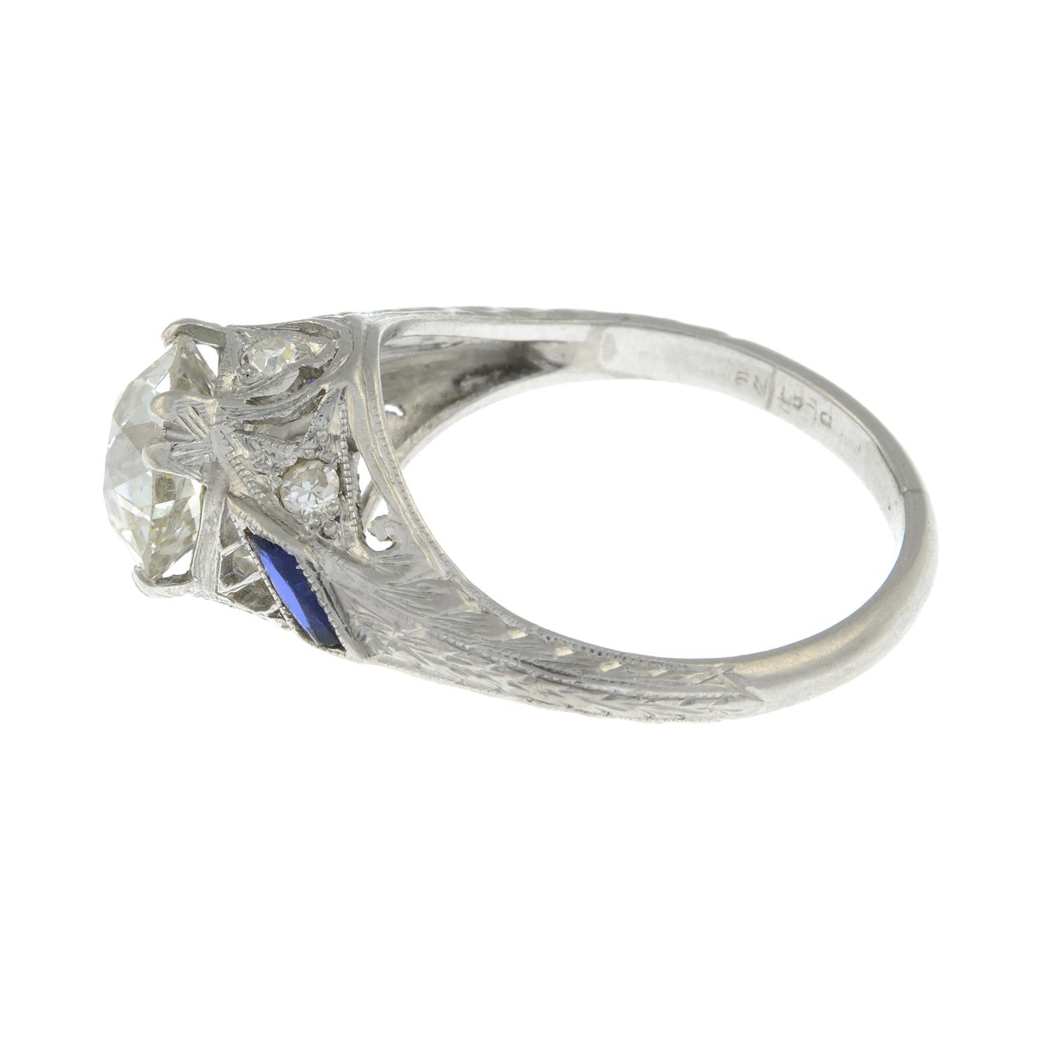 An old-cut diamond single-stone ring, - Bild 7 aus 8