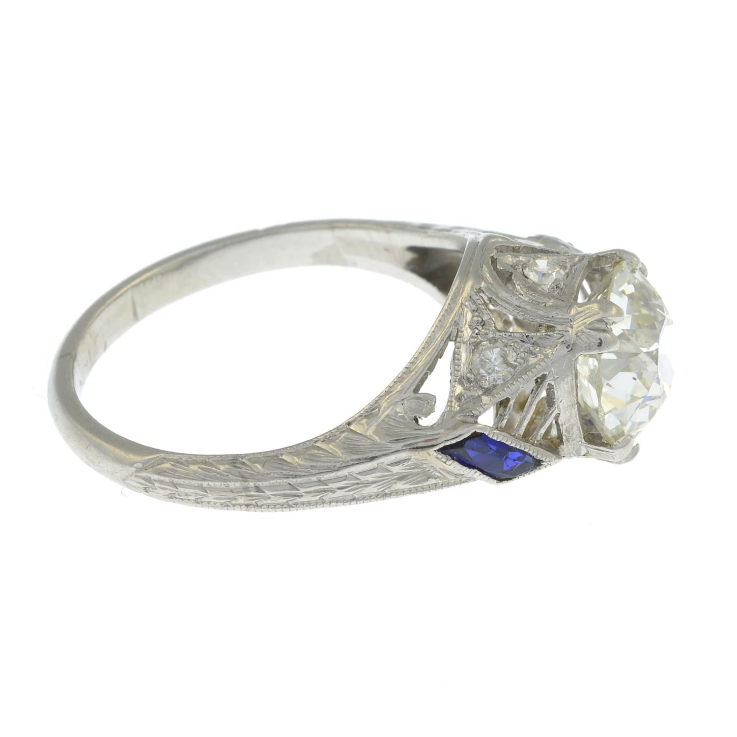 An old-cut diamond single-stone ring, - Bild 8 aus 8