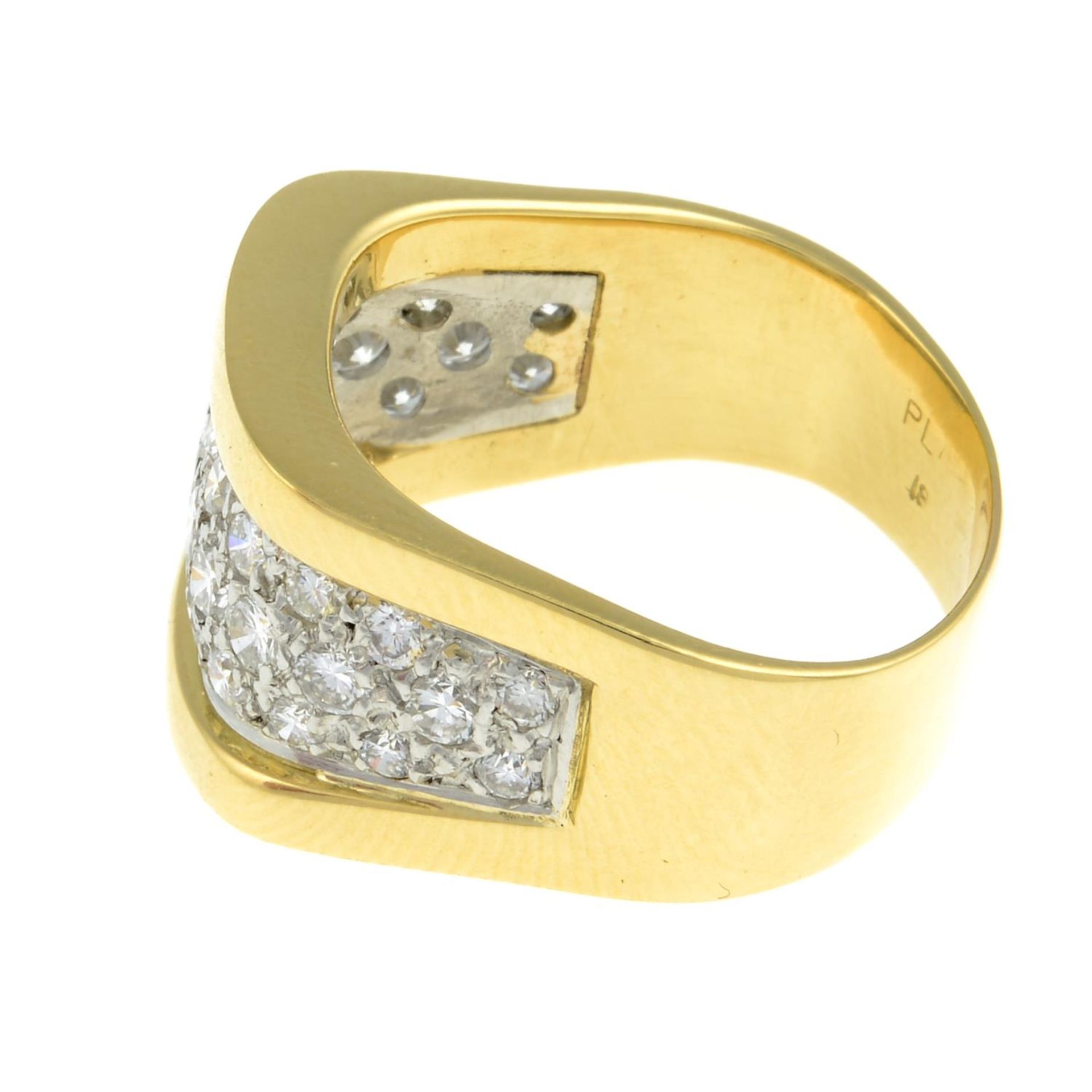 A pavé-set diamond dress ring. - Bild 6 aus 8