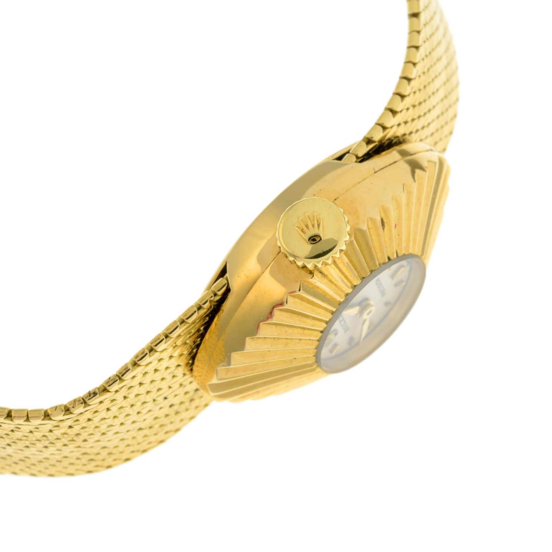 A lady's 1960s 18ct gold 'Chameleon' wristwatch, by Rolex. - Bild 6 aus 10