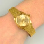 A lady's 1970s 18ct gold 'Oyster Perpetual Datejust' watch,