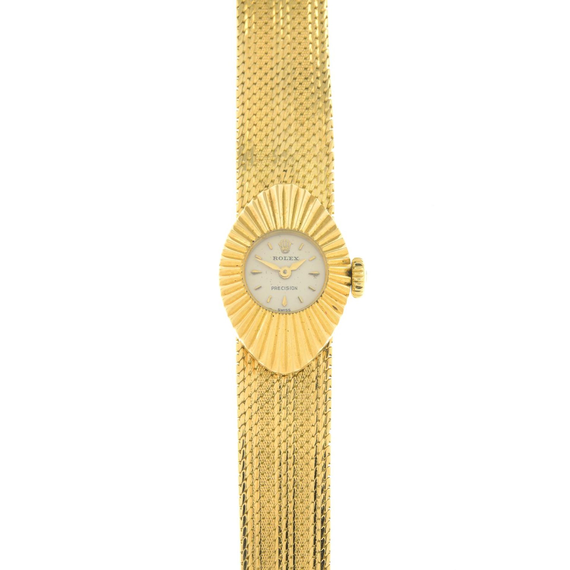 A lady's 1960s 18ct gold 'Chameleon' wristwatch, by Rolex. - Bild 3 aus 10