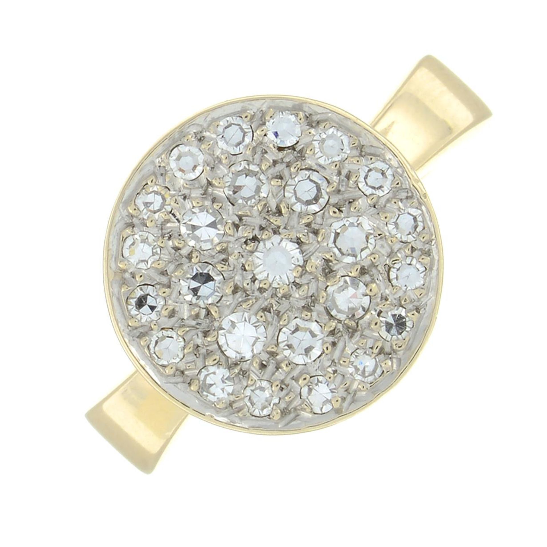 A coral and pavé-set diamond 'Art Design' ring, - Bild 2 aus 8