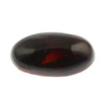 An oval shape opal weighing 3.18ct measuring 5.34 by 8.2 by 4.65mm.